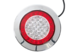 Reverse lamp with red reflector